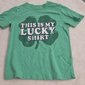 City Streets Green Shamrock 'This Is My Lucky Shirt' Tee